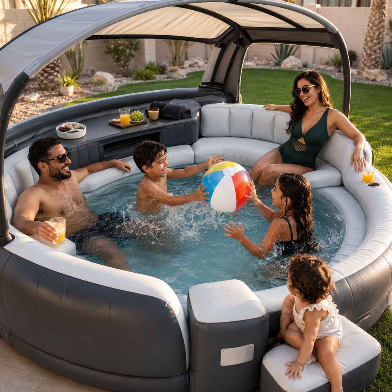 Aquava Oasis™ Canopy Pool Lounge