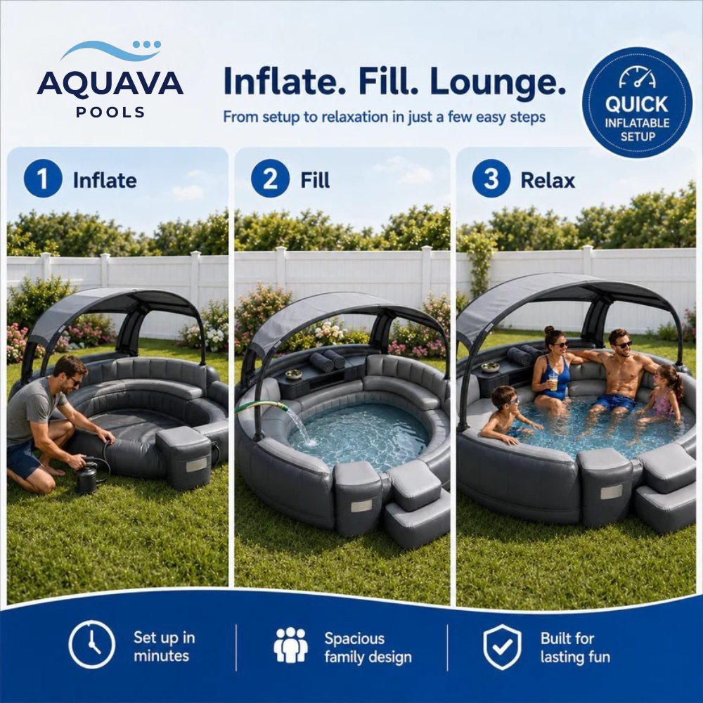 Aquava Oasis™ Canopy Pool Lounge